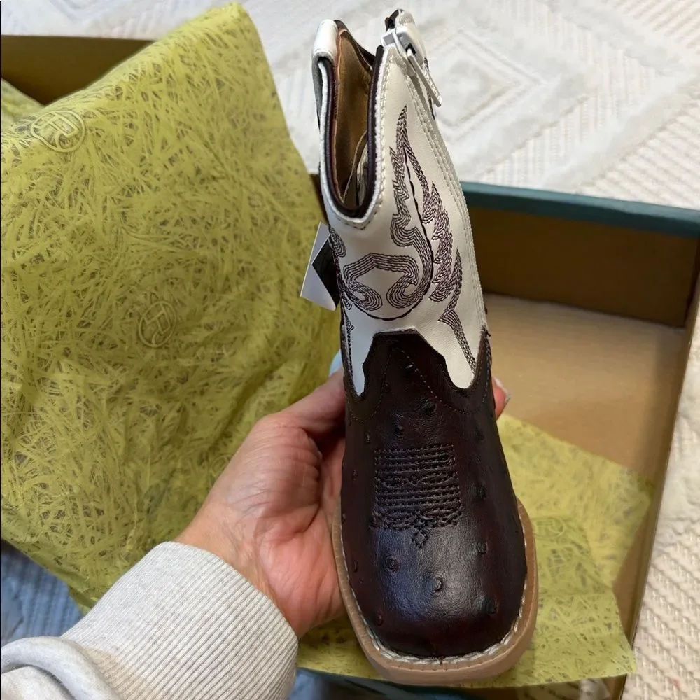 Roper Boots - Bumps - Brown / White